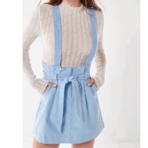 Urban Outfitters Blue Corduroy Skirt Jumper XS